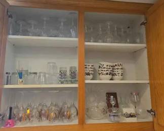 MC150Assortment of Vintage Stemware And Cut Glass Collection