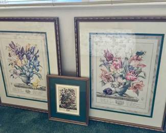 MC2403 Vintage Frames Floral Botanical Takata Art Prints
