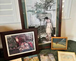 MC195Miscellaneous Vintage Art Work