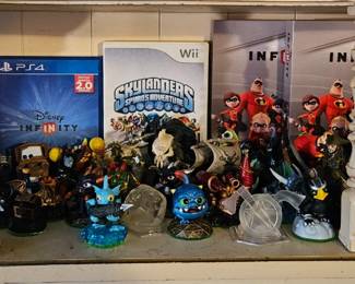 Skylander & Disney Infinity figurines, games & extras
