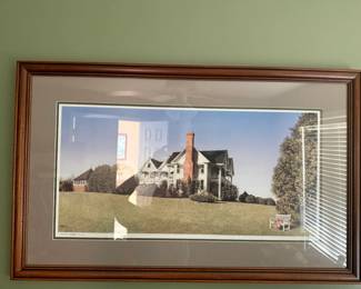 limited edition print titled "Claymont Hill" by artist Mel Steele