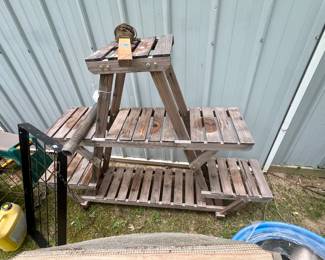 primitive plant stand