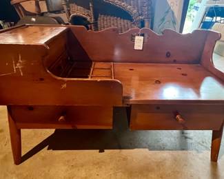 nice wood coffee table with drawers