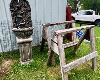 garden fountain