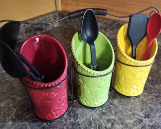 iEnjoyware Multi-Color Kitchen Utensil Holder Set - lots of utensils available also