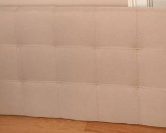 Modway Lily Tufted Linen Headboard - beige with button tufting