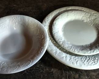 Gibson Designs Four Seasons Collection - dinner plates, dessert plates, and bowls available in a setting for 7