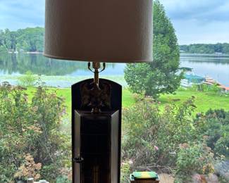 Nautical wood lamp
