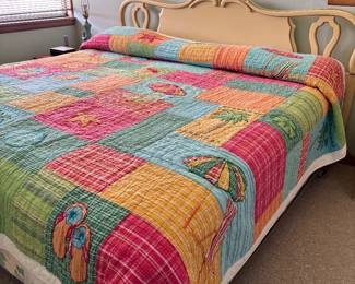 King French Provencial Bed