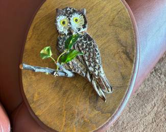 Wood Owl plaque