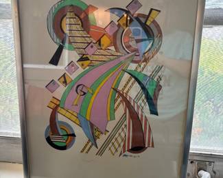 Framed Abstract art