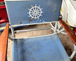 MCM patio chairs with matching chairs