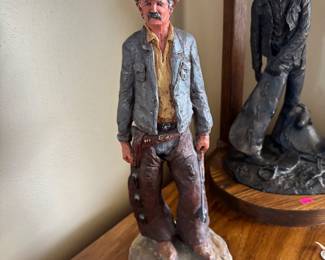 Cowboy Sculpture Michael Garmin