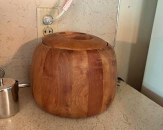 Dansk Wood ice bucket