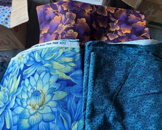 Some beautiful, vibrant fabrics are all throughout the collection