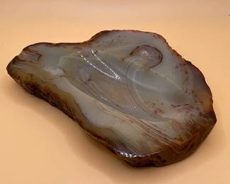 Polished Agate Slice Dish / Ashtray