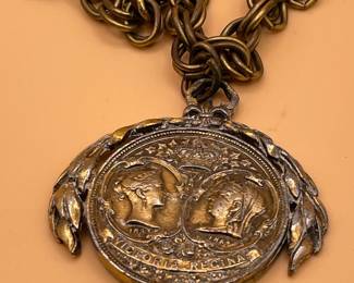 Queen Victoria Golden Jubilee Commemorative Pendant
