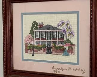 Carolyn Redding 1983 Cross-Stitch Needlepoint