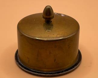 Vintage Brass Desktop Postage Stamp Dispenser