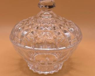Cristal d'Arques Longchamp Pattern Glass Candy Dish