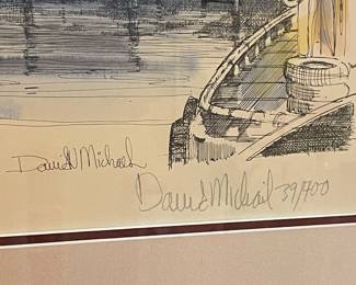 David Michael Limited Edition Print: Fell's Point, Baltimore