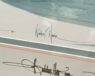Buckley Moss 'Winter's Haven' Limited Edition Print