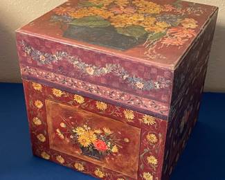 Bob's Boxes Decorative Floral Keepsake Box