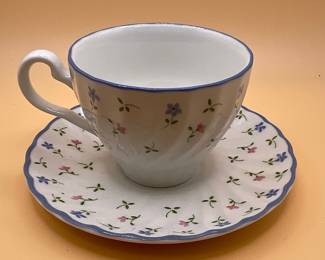 Johnson Brothers Rose Chintz Teacup and Saucer Set