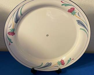 Lenox Poppies on Blue serving platter