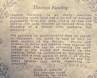 Donna M. Lacaria Theorem Painting