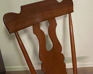Tell City Chair Co. Maple Spindle Back Rocking Chair