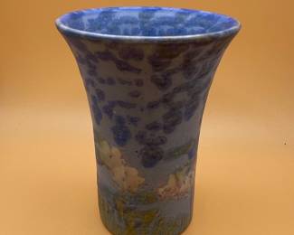 Newcomb College Pottery Scenic Vase by Anna Frances Simpson