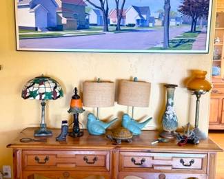 Lamps all over the house