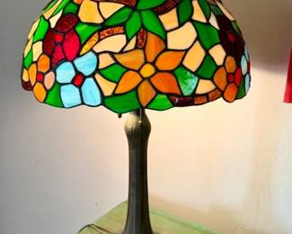 Handel stained glass lamp