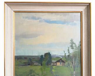 EERO NELIMARKKA (Finnish, 1891–1977) Oil Landscape Painting