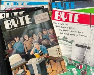 006 Vintage BYTE Magazine Lot - 1976-1977 - 24 Issues