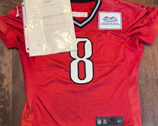 Authenticated Dan Orlovsky Practice Worn Jersey Tampa Bay