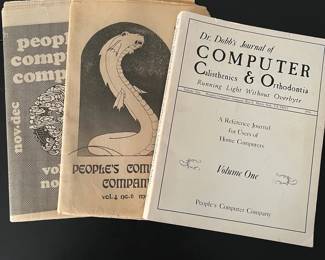 Peoples Computer Co. Lot Dr. Dobbs Journal 2 Periodicals