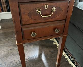 Federal-style side table by Hekman.