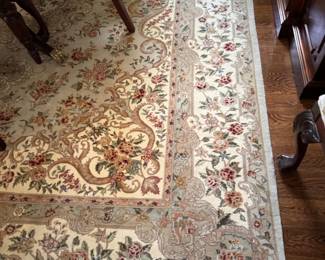 11’7” by 8’7” floral design wall carpet