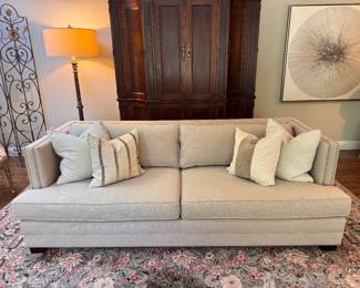 Mitchell Gold Bob Williams nail head  trim sofa, 2 available