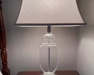 Beautiful glass table lamp