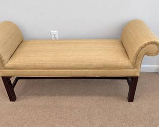 Upholstered Roll arm bench