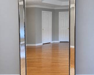 44 X 80 floor mirror with beveled glass and mirror frame