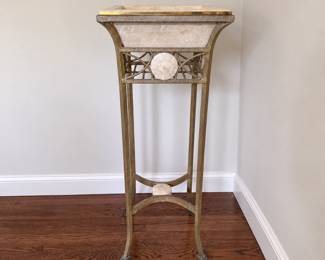 Tall metal plant stand