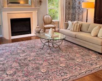 Hand knotted wool rug 11‘9“ by 17‘9“