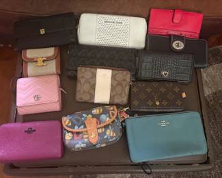 Coach - Louis Vuitton - Celine - Brighton - Gucci - Micheal Kors - Dooney and Burke Wallets