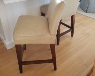 Leather bar stools by Lee