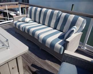 Lloyd Flanders all-weather couch