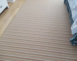 Striped area rug